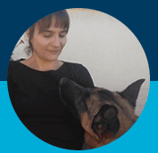 Rosemary D dog owner testimonial with her dog